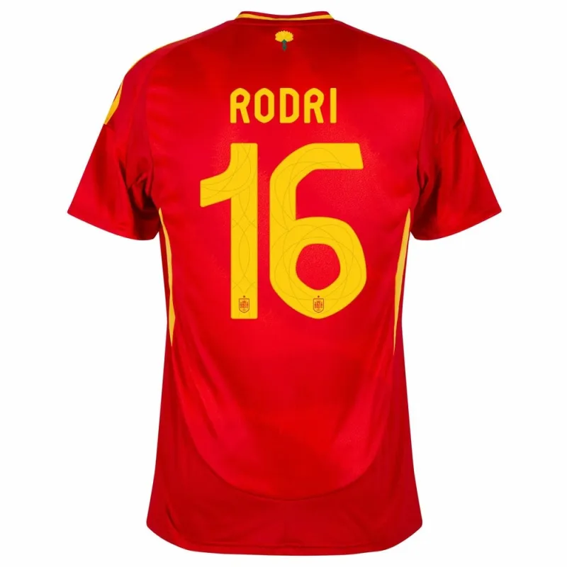 RODRI's Spanische 2024/25 Heimtrikot - Rot