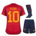 Pedri's Spain 2023/24 Home Children's Jersey - Red