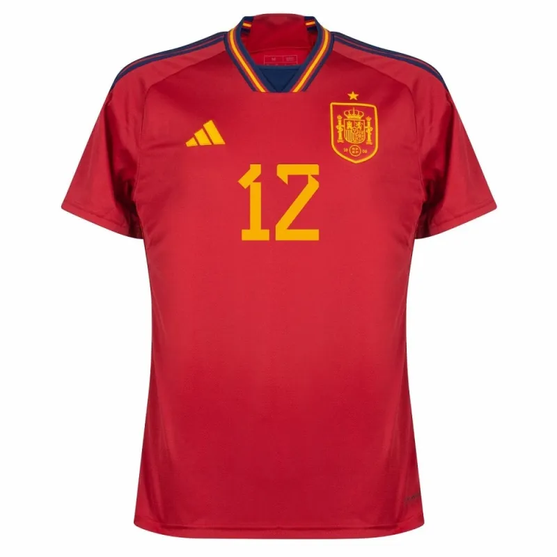 Ansu Fati's spanisches Heimtrikot für die FIFA-Weltmeisterschaft 2022 - Rot