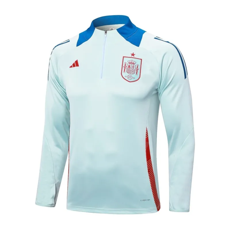 Spain's 2024/25 long-sleeved sportswear + trousers - white
