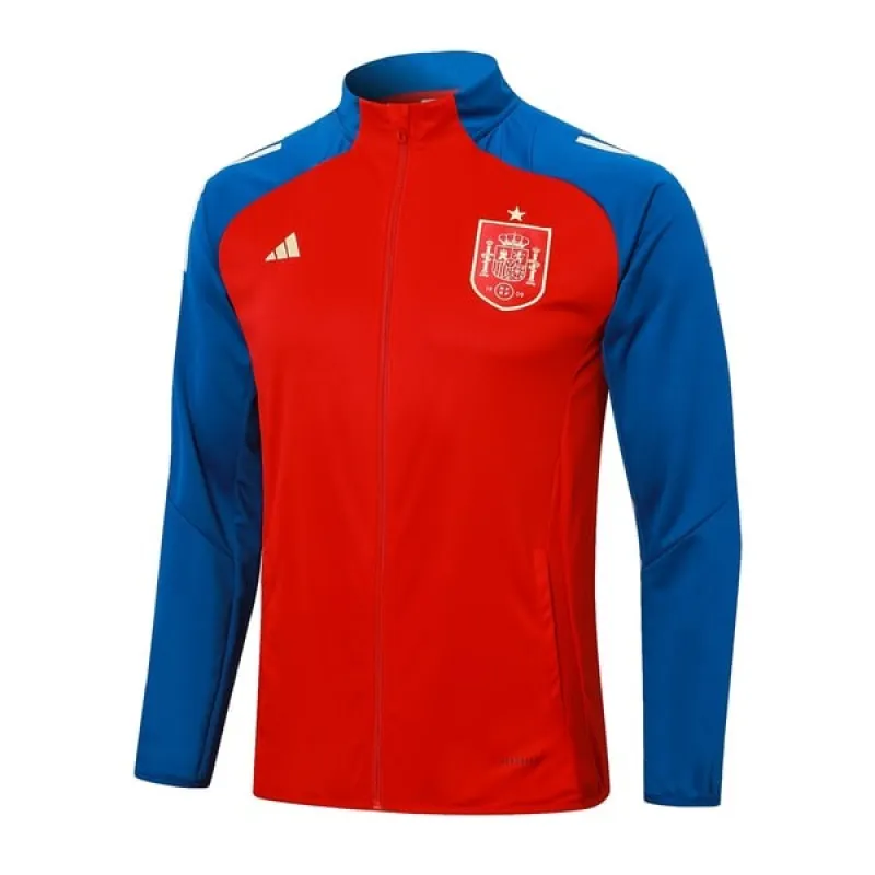 Spain's 2024/25 sports jacket + trousers - red