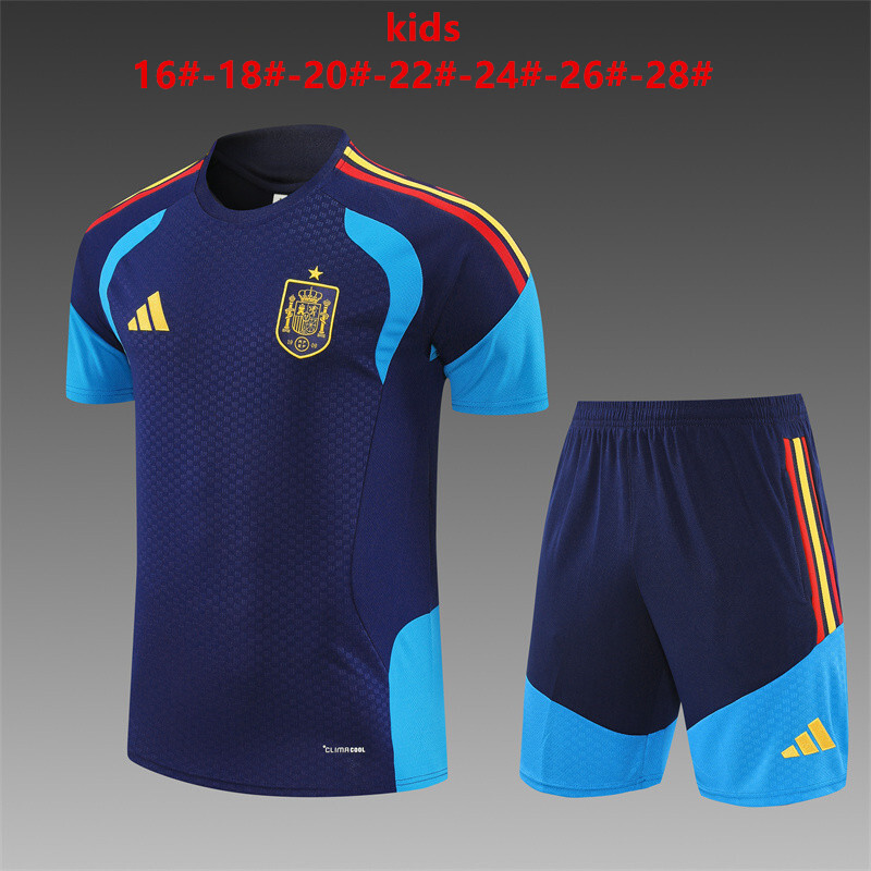 Spain 2026/27 Kids Training Set blue