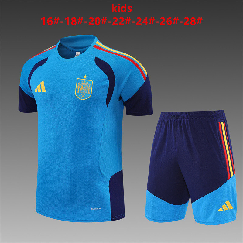 Spain 2026/27 Kids Training Set blue