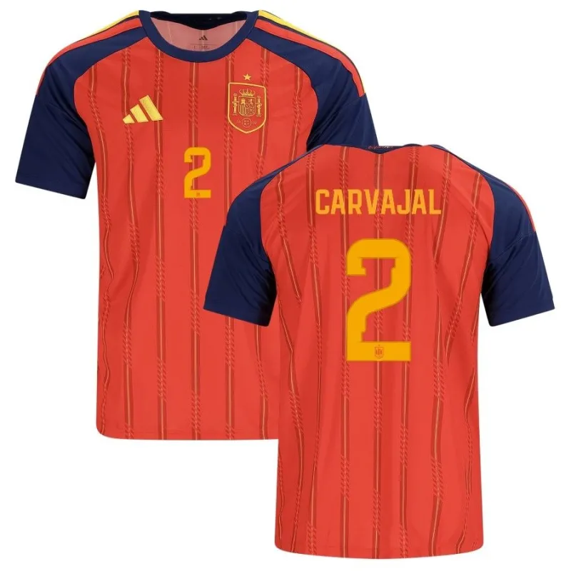 Spanien CARVAJAL 2026/27 Heimtrikot - Rot