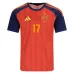 Spain WILLIAMS JR 2026/27 Home Jersey - Red