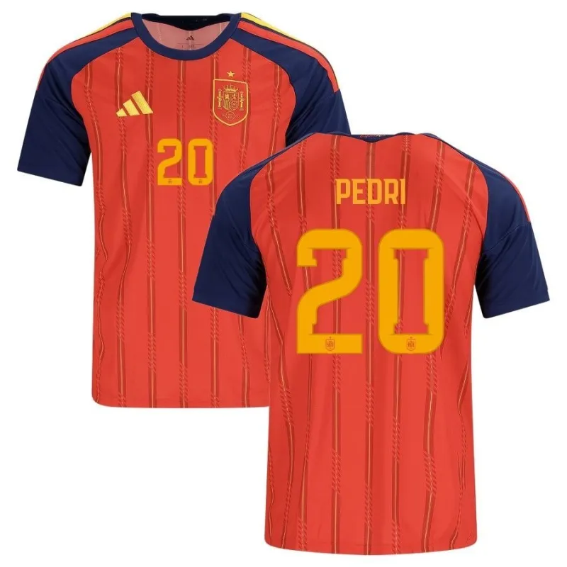 Spain PEDRI 2026/27 Home Jersey - Red