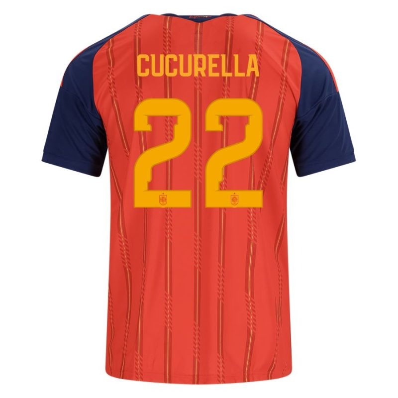Spain CUCURELLA 2026/27 Home Jersey - Red