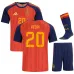 Spain PEDRI 2026/27 Home Kids Kit - Red