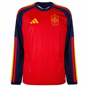 Spain 2026/27 Home Long Sleeve Jersey - Red