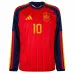 Spain LAMINE YAMAL 2026/27 Home Long Sleeve Jersey - Red