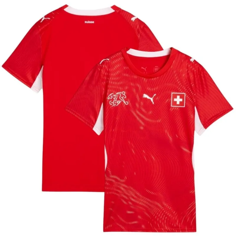 Schweiz 2026/27 Heimtrikot Damen Weiß