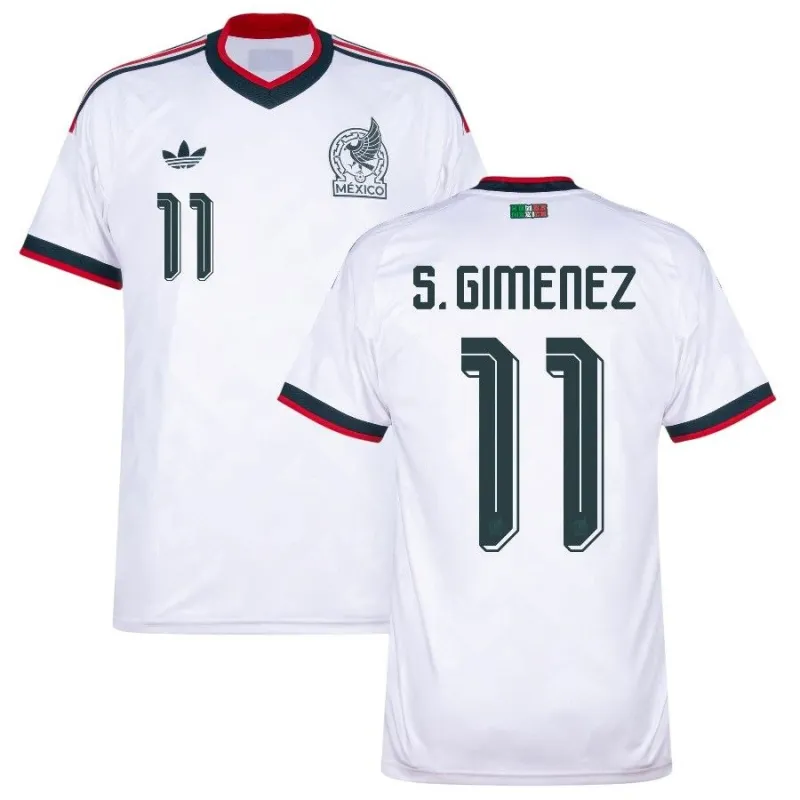 Mexiko S. GIMENEZ 2026/27 Auswärtstrikot Weiß
