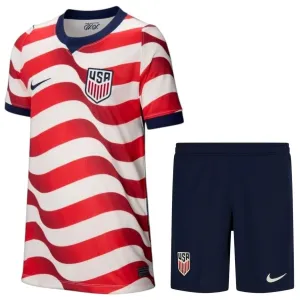 USA 2026/27 Home Kids Kit Red White