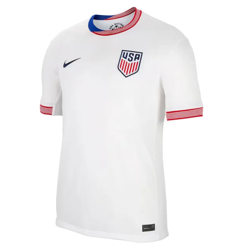 The US team's 2024/25 children's home jersey set, white