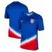 The US team's 2024/25 children's away jersey, blue