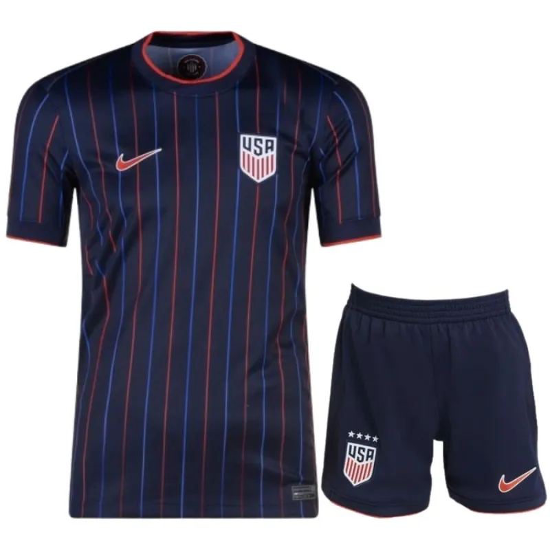 USA National Team 2025/26 Kids' Jersey + Shorts - Blue