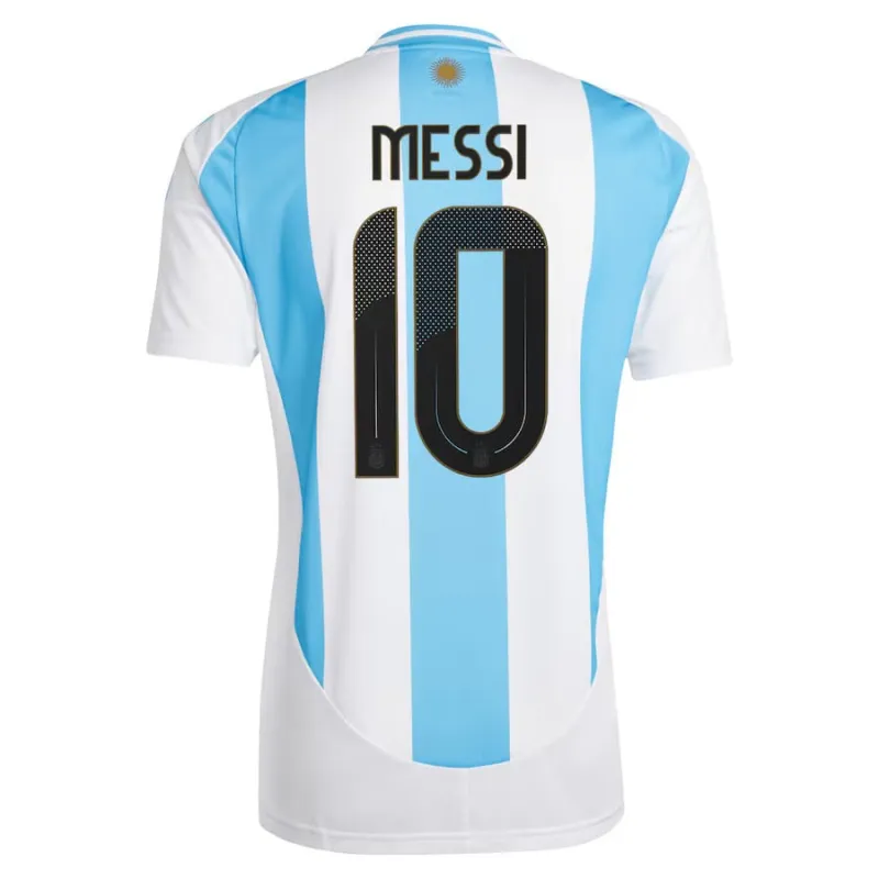 Messi Argentina 2024/25 Maglia Casa Bambino Set - Blu e Bianco