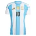 Messi, Argentinien 2024/25 Heimtrikot (Blau)
