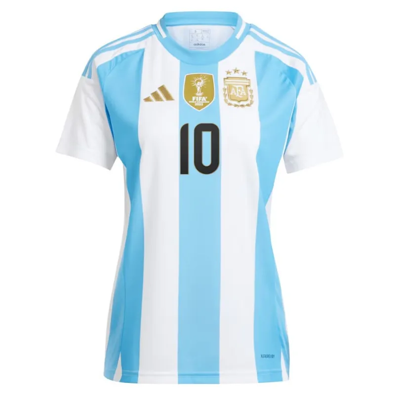 Messi, Argentina 2024/25 Women's Home Jersey (Sky Blue)