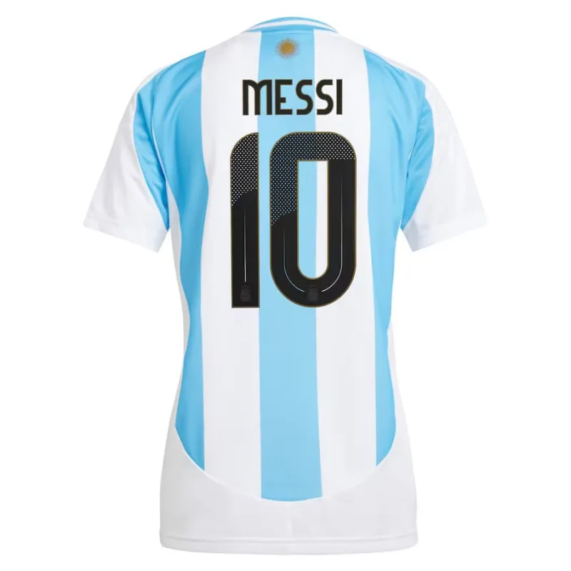 Messi, Argentina 2024/25 Women's Home Jersey (Sky Blue)