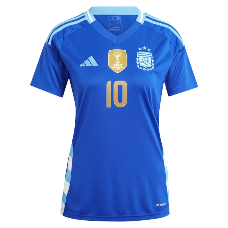 Messi, Argentina 2024/25 Women's Away Jersey (Blue)