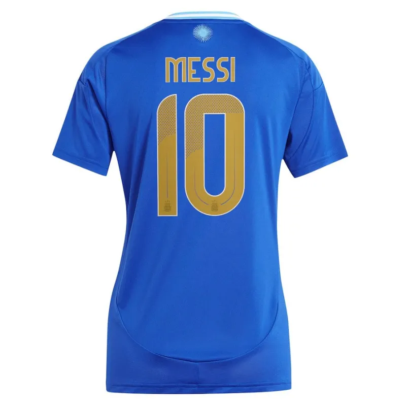 Messi, Argentina 2024/25 Women's Away Jersey (Blue)