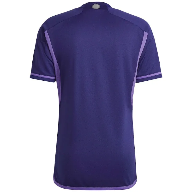 Camiseta de visita con 3 estrellas de Argentina para la Copa del Mundo 2022 (Morado)