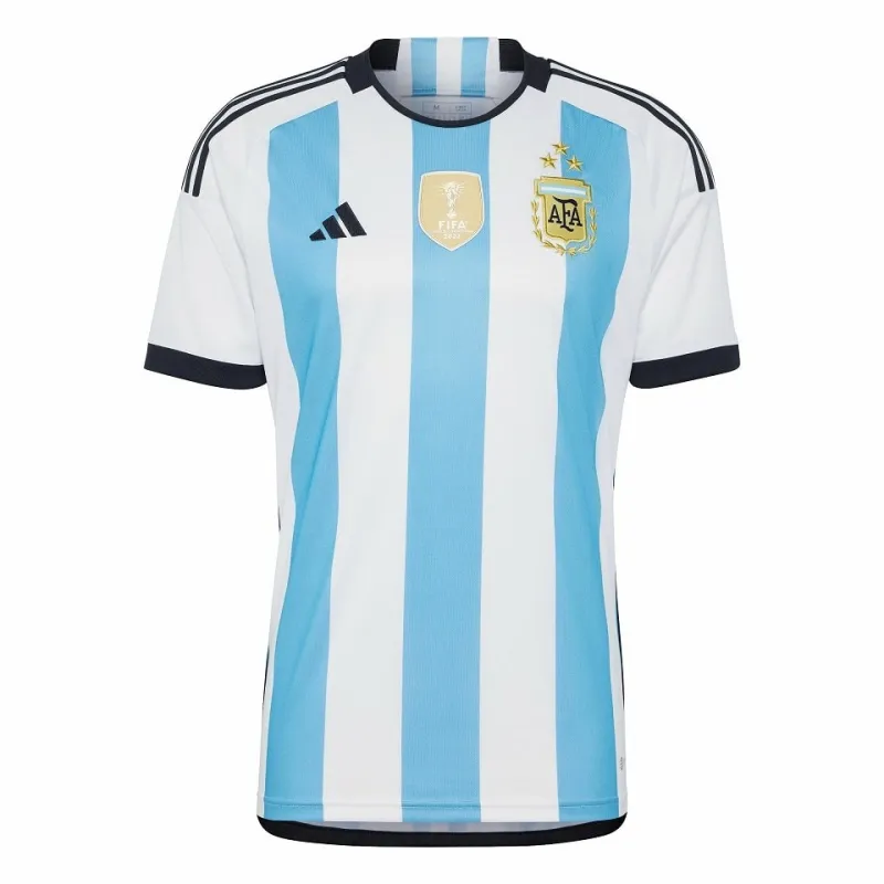 Argentinien 3-Sterne Weltmeister-Trikot (Himmelblau)