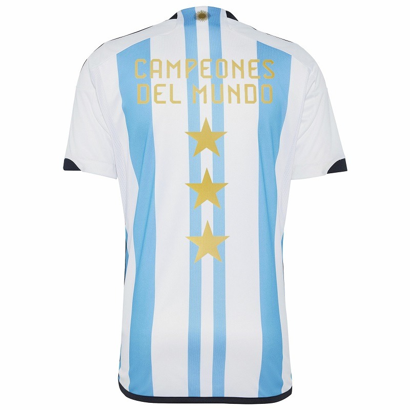 Argentinien 3-Sterne Weltmeister-Trikot (Himmelblau)