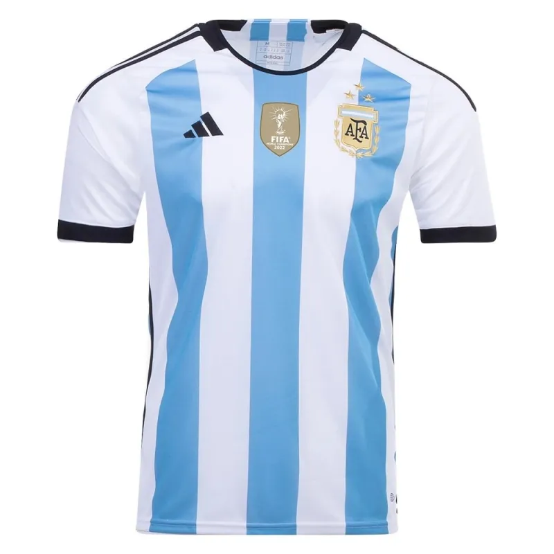 Argentina 2022/23 3 Stars Home Kids Kit - Sky Blue