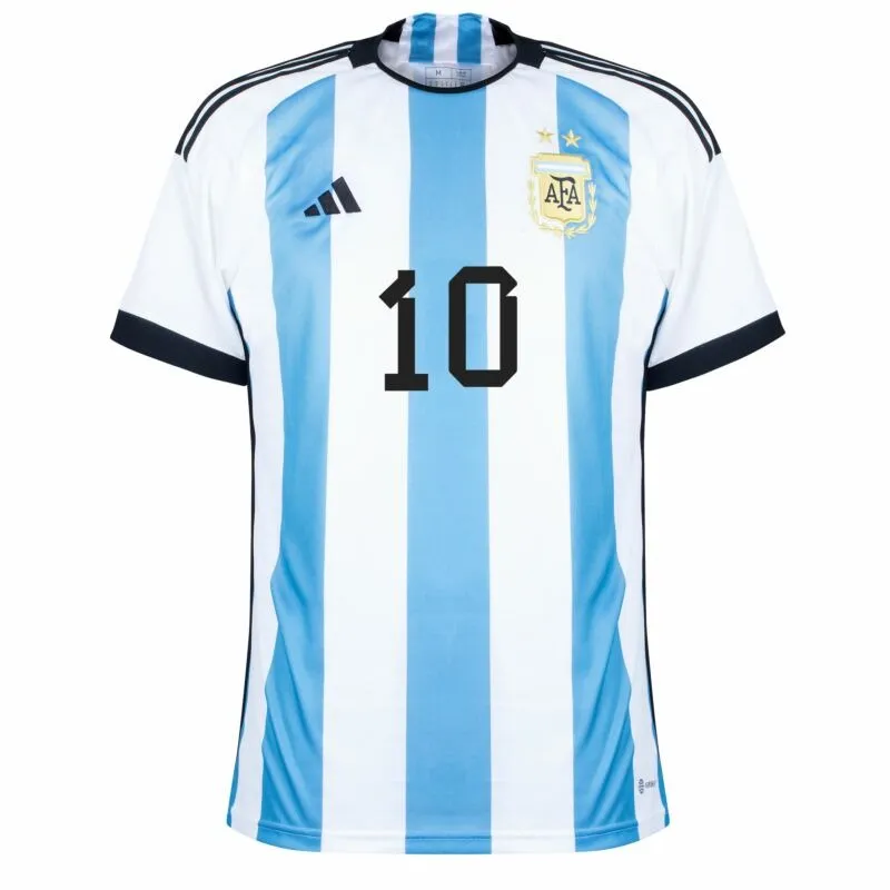 Messi Argentinien 2022 WM Kinder Trikotset - Himmelblau