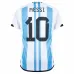 Messi, Argentinien 2022 Weltmeisterschaft Heimtrikot (Himmelblau)