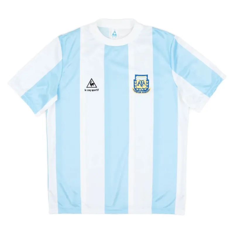 Argentina 1986 Home Jersey (Blue and White)