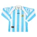 Argentina Long-sleeved 1998 Home Jersey (Blue and White)