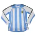 Argentina Long-sleeved 2006 Home Jersey (Blue and White)