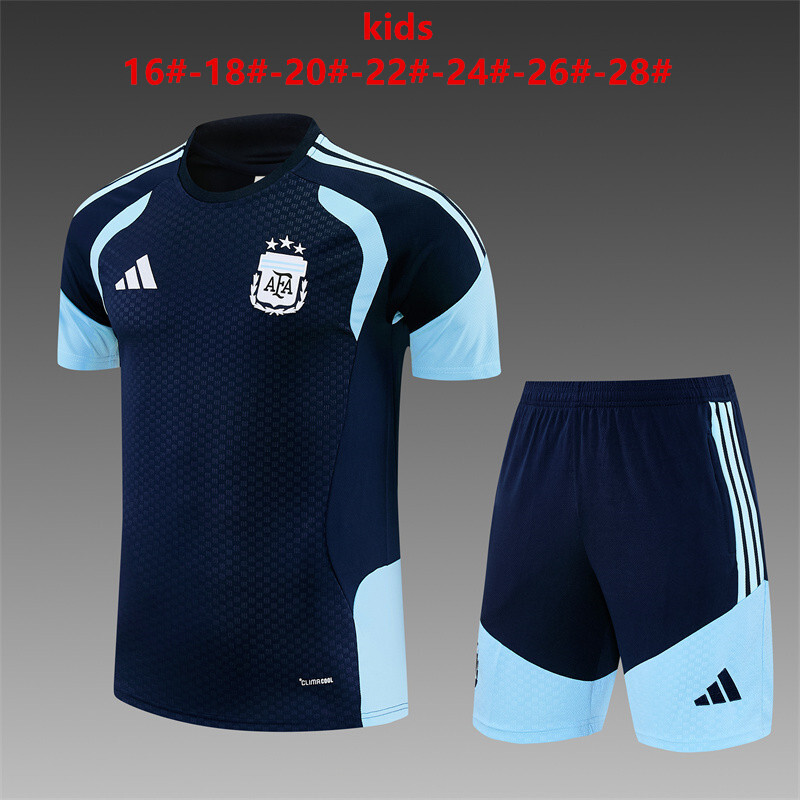 Argentinien 2026/27 Kinder Trainingsanzug blau