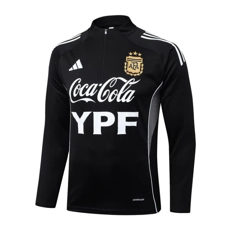 Argentinien 2025/26 Trainingsanzug - Schwarz