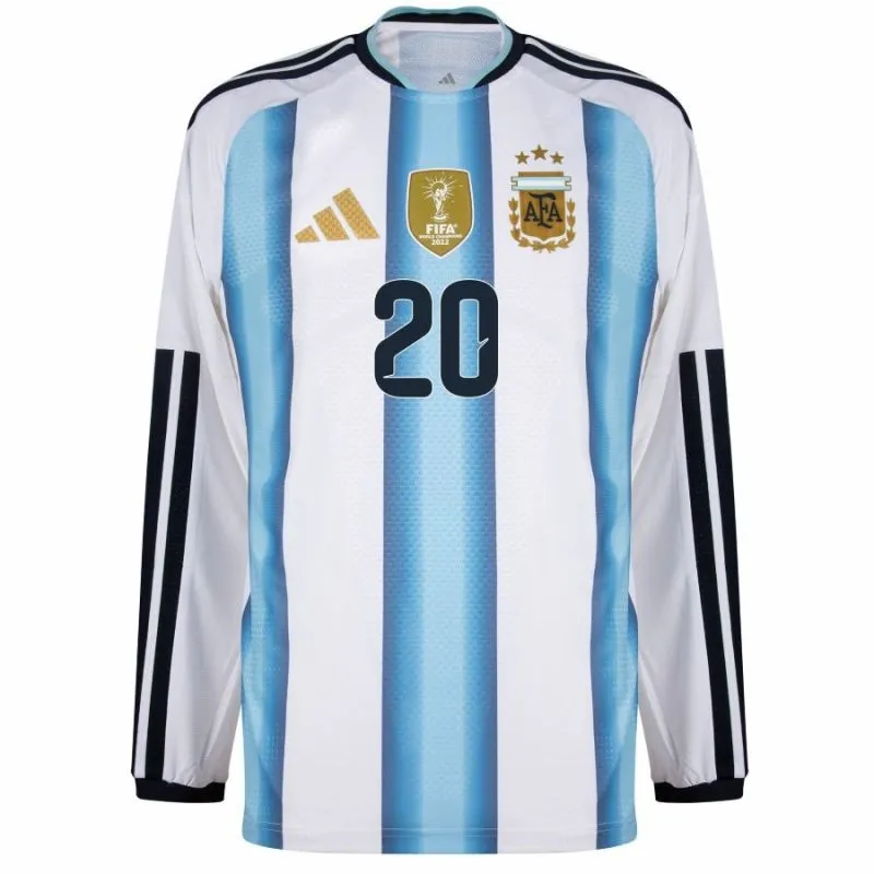 Argentina MAC ALLISTER 2026/27 Maglia home a maniche lunghe - Blu/Bianca