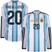 Argentina MAC ALLISTER 2026/27 Maglia home a maniche lunghe - Blu/Bianca