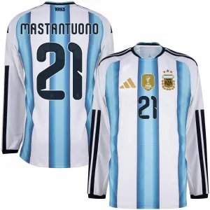 Argentina MASTANTUONO 2026/27 Home Long Sleeve Jersey - Blue/White