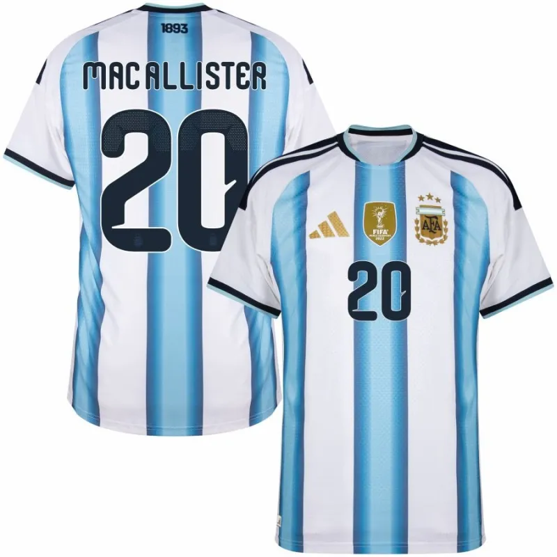 Maglia casalinga Argentina MAC ALLISTER 2026/27 - Blu/Bianco