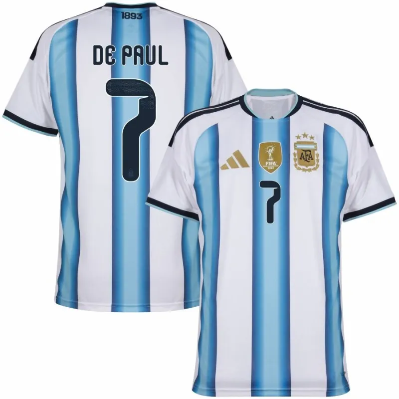 Argentinien DE PAUL 2026/27 Heimtrikot - Blau/Weiß