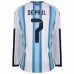 Argentina DE PAUL 2026/27 Maglia home a maniche lunghe - Blu/Bianca