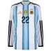 Argentina L.MARTINEZ 2026/27 Maglia home a maniche lunghe - Blu/Bianca