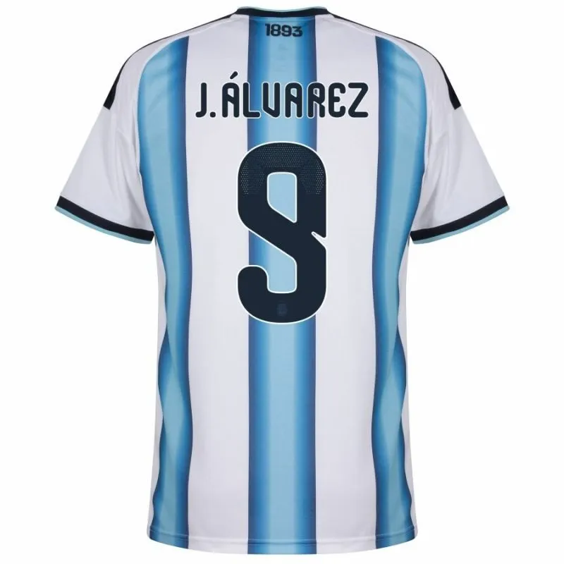 Argentina J.ALVAREZ 2026/27 Home Kids Kit - Blue/White