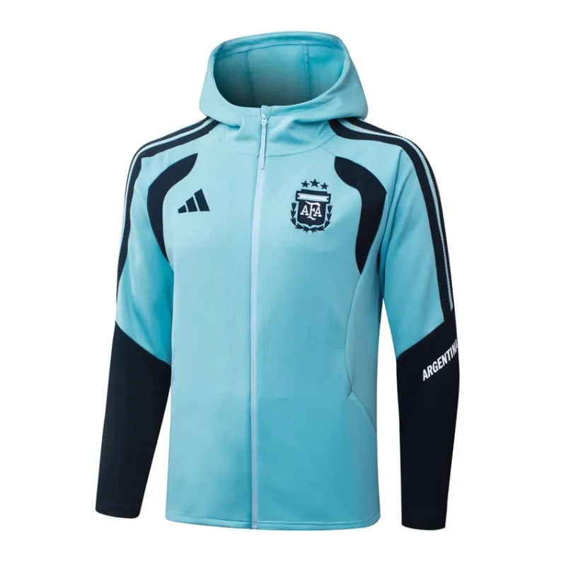 Argentina 2026/27 Hooded Jacket Set Blue