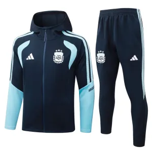 Argentina 2026/27 Hooded Jacket Set Dark Blue