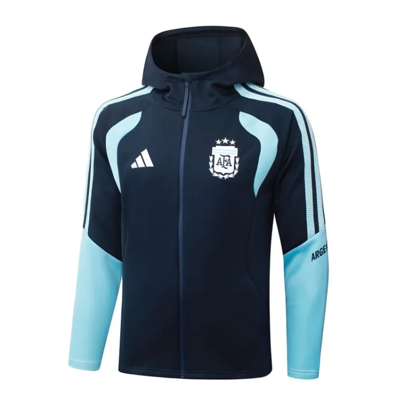 Argentina 2026/27 Hooded Jacket Set Dark Blue