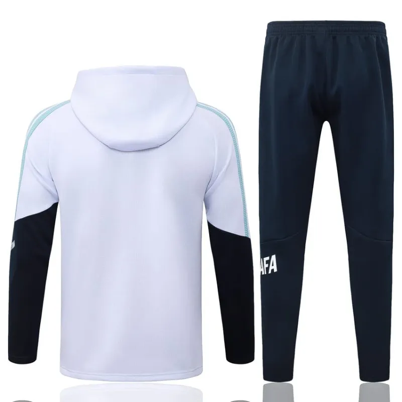Argentina 2026/27 Hooded Jacket Set White