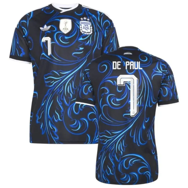 Argentinien DE PAUL 2026/27 Auswärtstrikot Blau